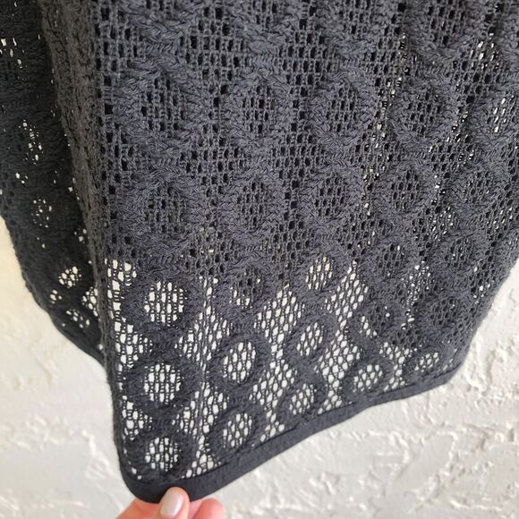 Sag Harbor Macrame Crochet Cotton Top Womens Size - Picture 4 of 4